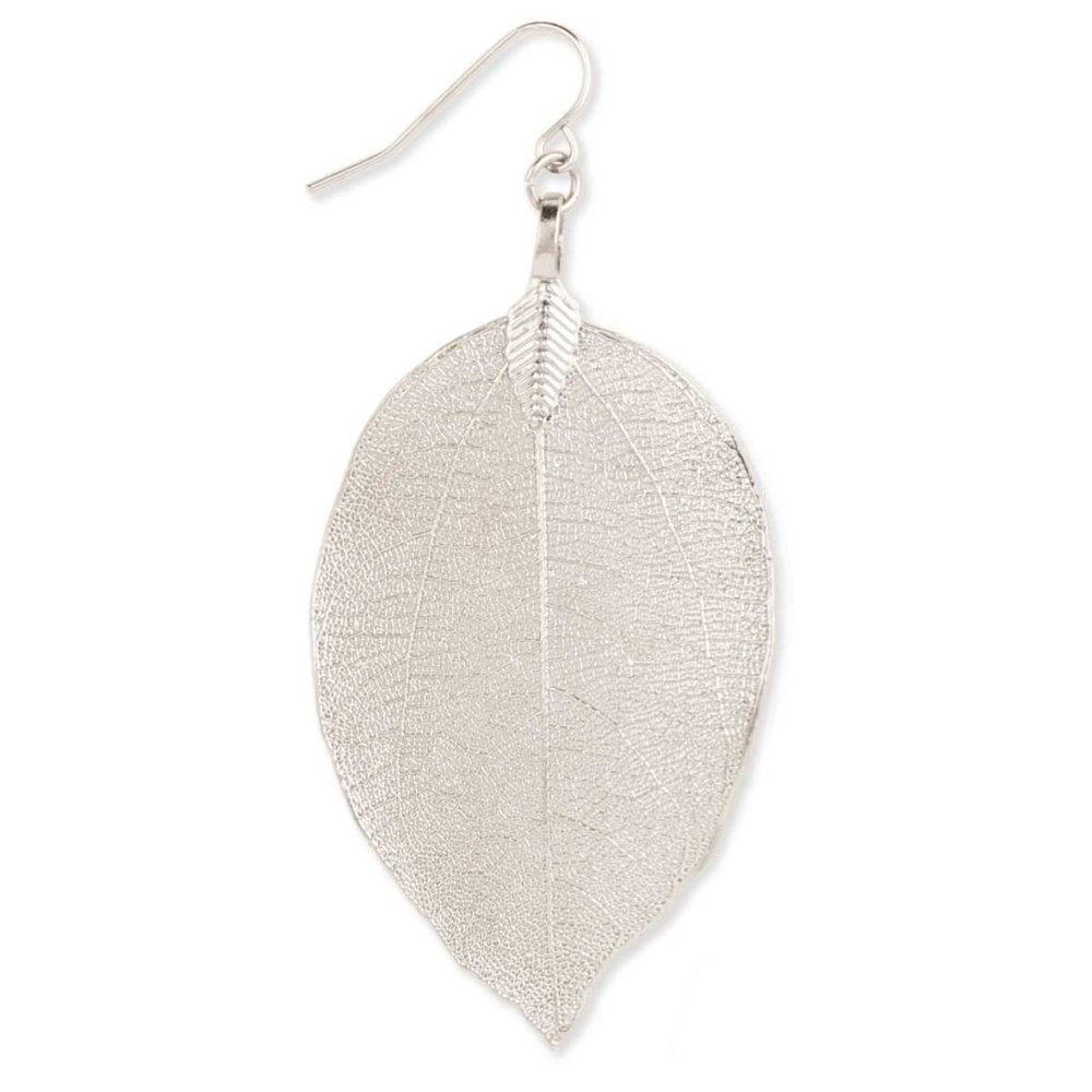 Silver Leaves Earrings